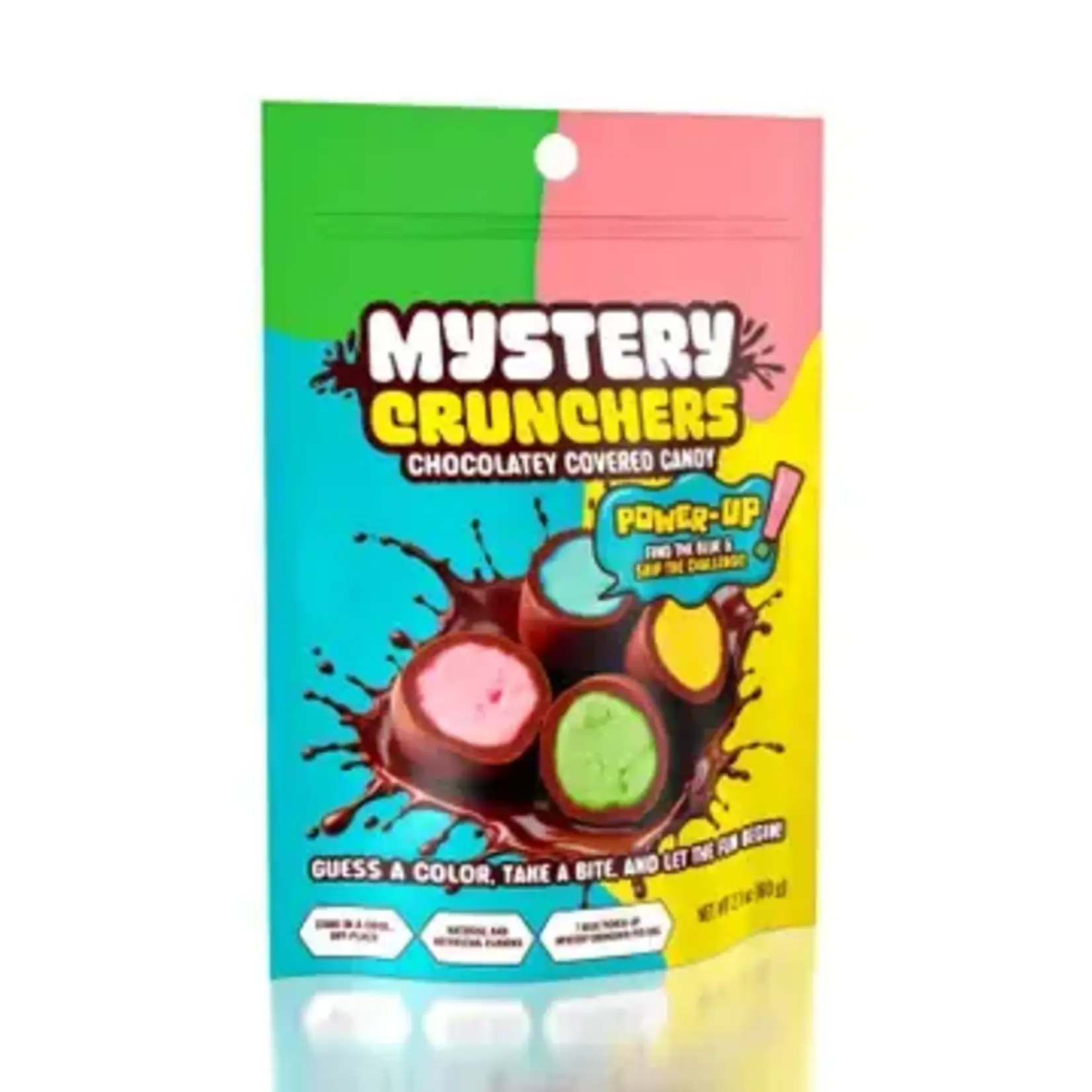 Showcase Mystery Crunchers Power-Up! Candy Color Reveal Chocolate Bites (60g)