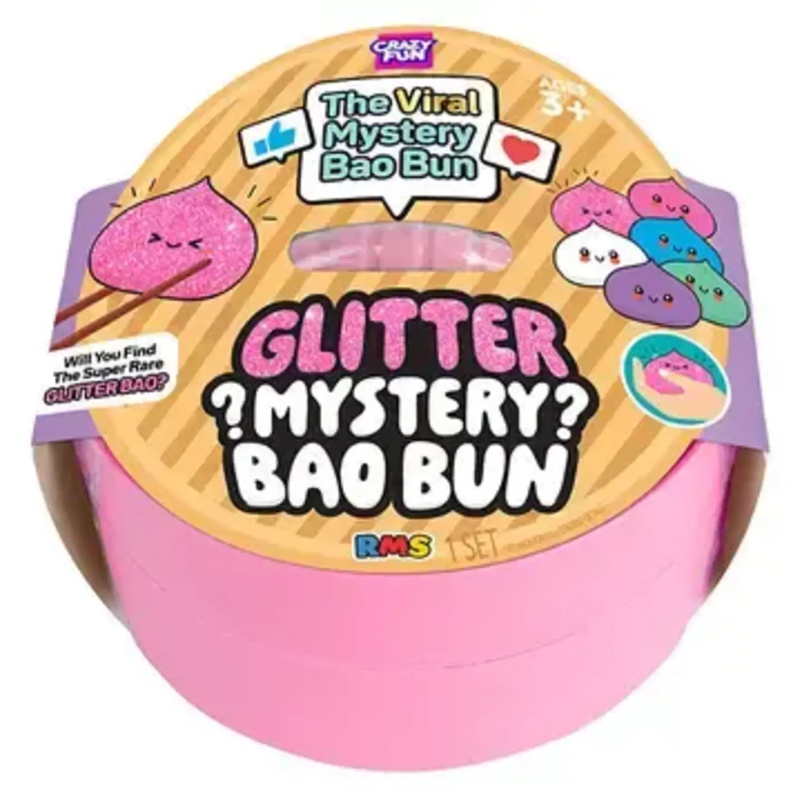 Showcase Crazy Fun Official Mystery Glitter Bao Bun – Rare Chase