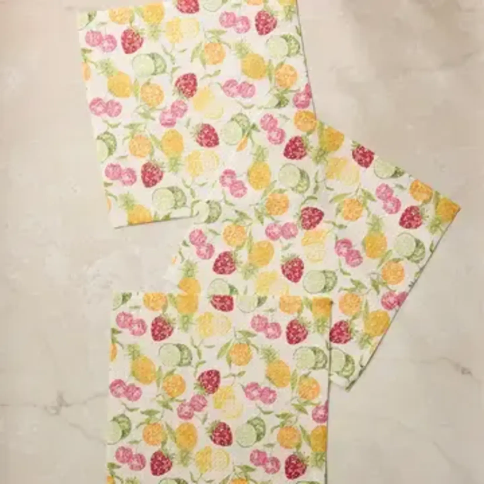 Geometry Disco Fruits Dishcloth Set