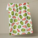 Geometry Melon Market Tea Towel