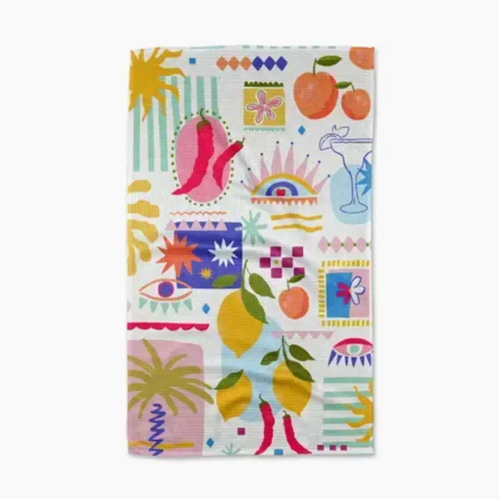 Geometry Italian Picnic Tea Towel