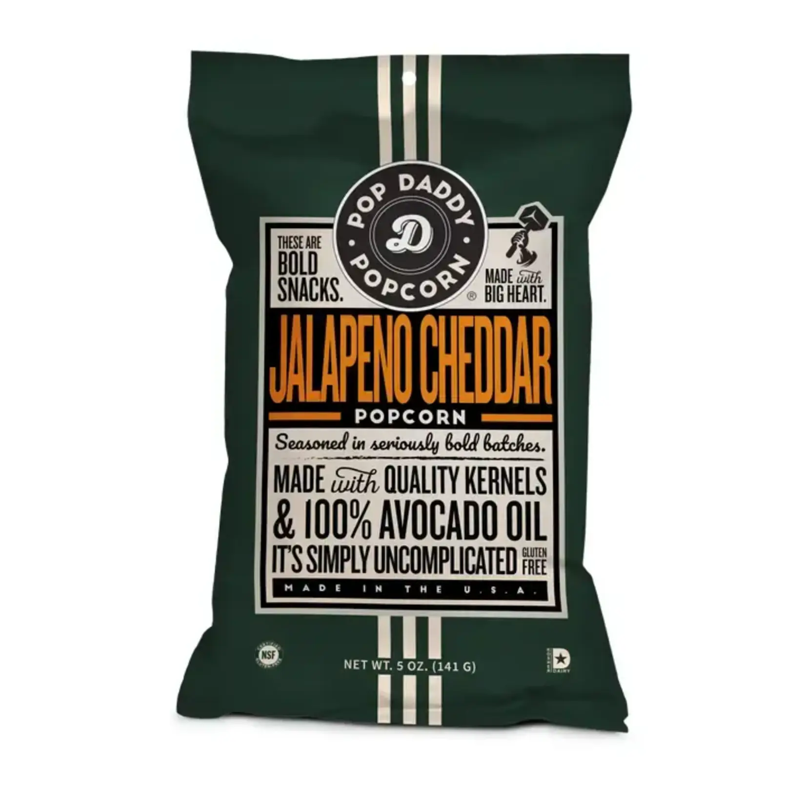 Pop Daddy Snacks Flavored Popcorn - 5oz - Jalapeno Cheddar | Pop Daddy