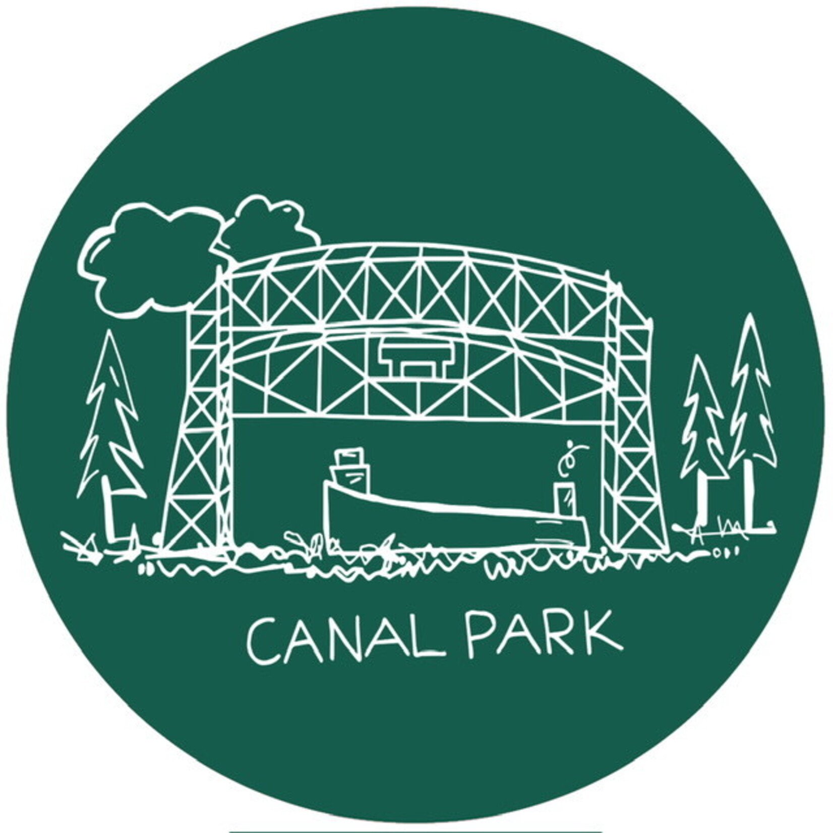 Andrea's Silicone Trivets Jar Opener, Line-art Canal Park | Andrea's Silicone Trivets