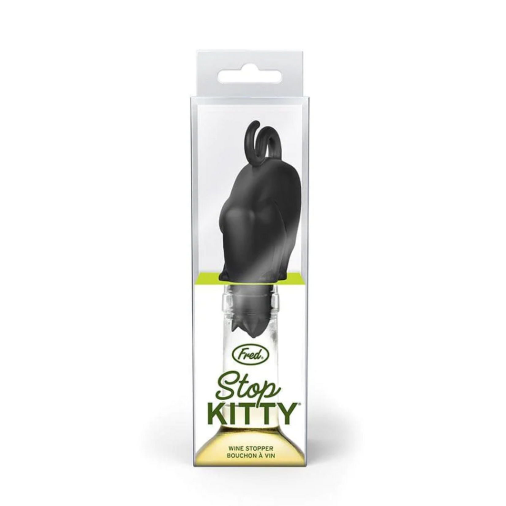Adam Frankiewicz and Kayla Felien Registry Stop Kitty - Cat Bottle & Wine Stopper | Fred & Friends | Adam Frankiewicz and Kayla Felien Registry