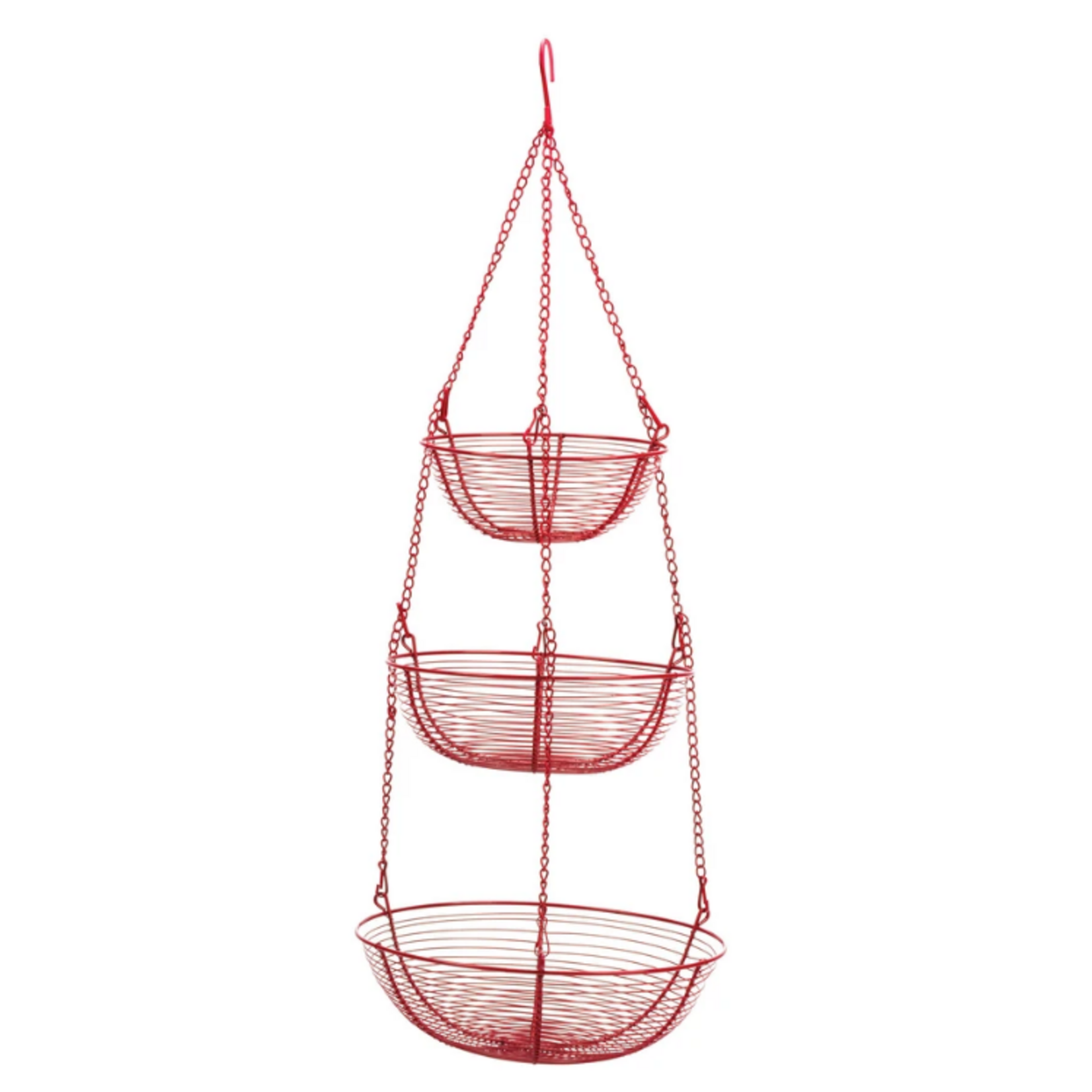 Adam Frankiewicz and Kayla Felien Registry Hanging Basket, Chrome | RSVP | Adam Frankiewicz and Kayla Felien Registry