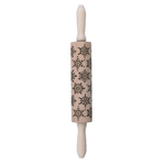 Adam Frankiewicz and Kayla Felien Registry Snowflake Rolling Pin | Harold Import Co. | Adam Frankiewicz and Kayla Felien Registry