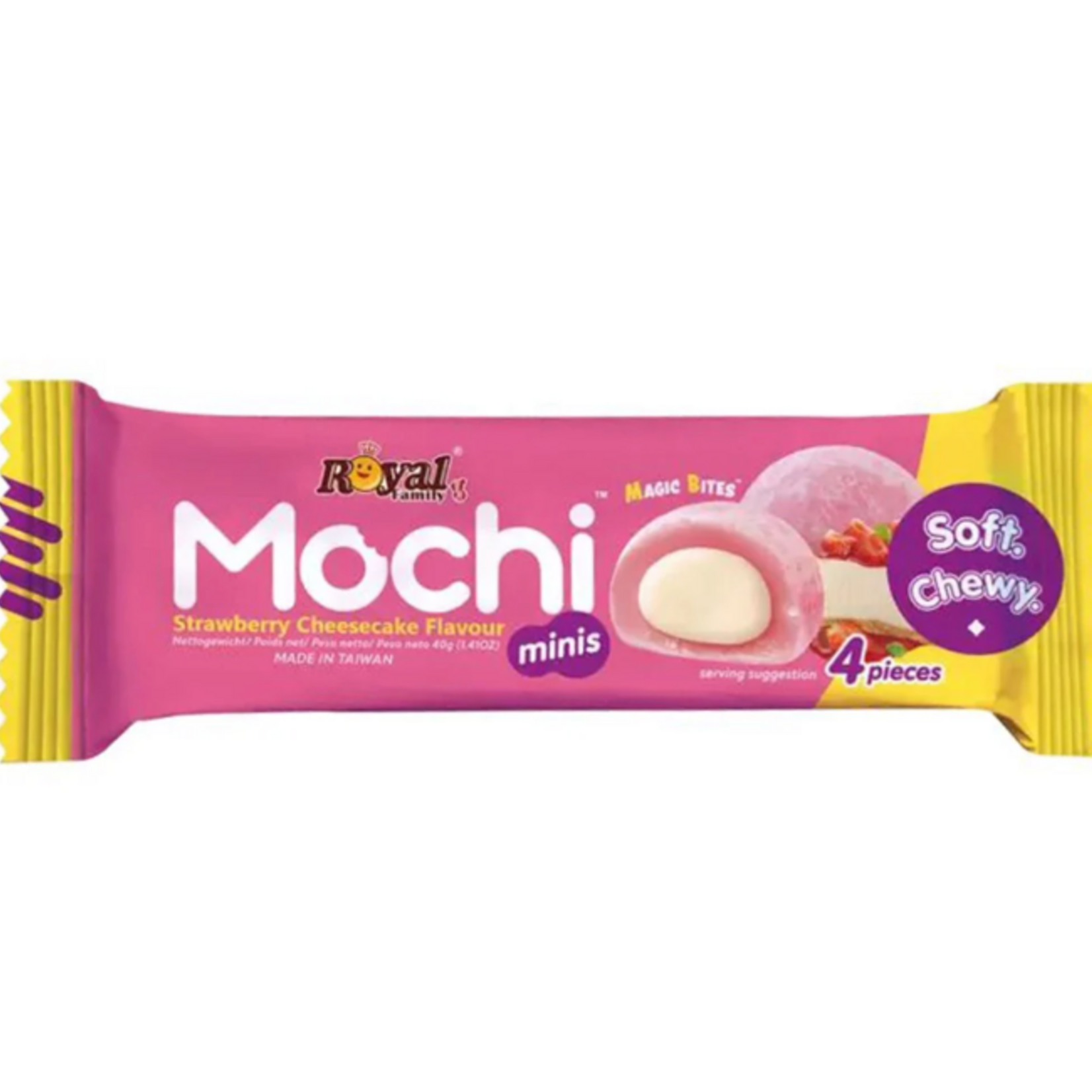 Redstone Candy Royal Family Mochi Minis - Strawberry Cheesecake