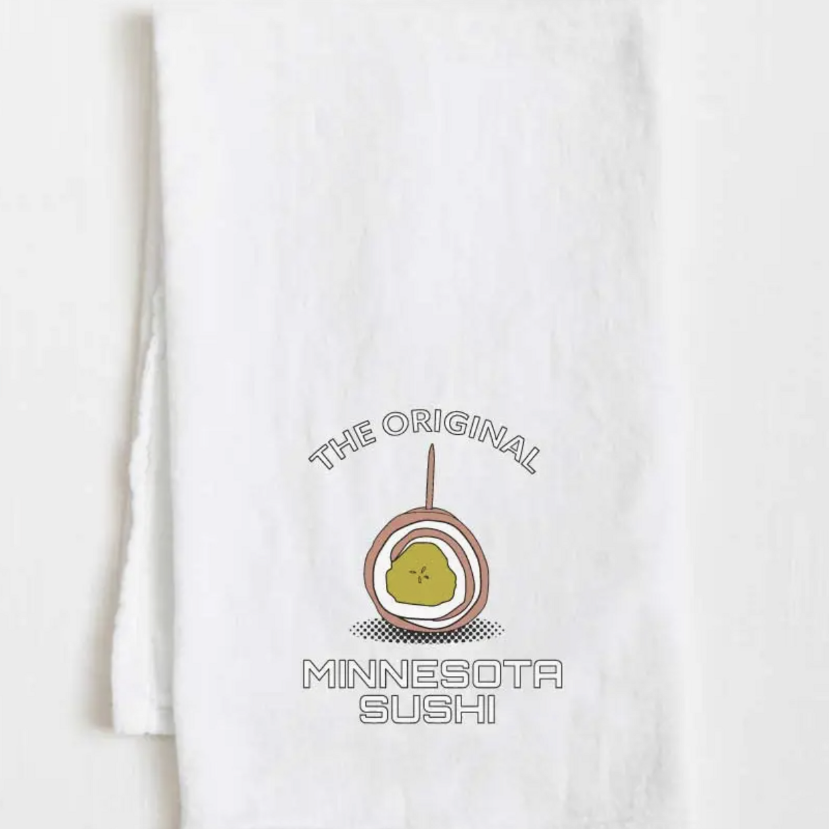 Minnesota Awesome Minnesota Sushi Flour Sack Towel | Minnesota Awesome