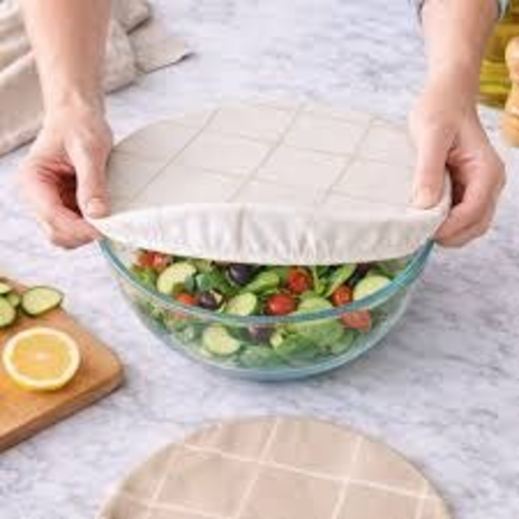 Nectar & Nest Reusable Beeswax Bowl Covers for Bread Proofing