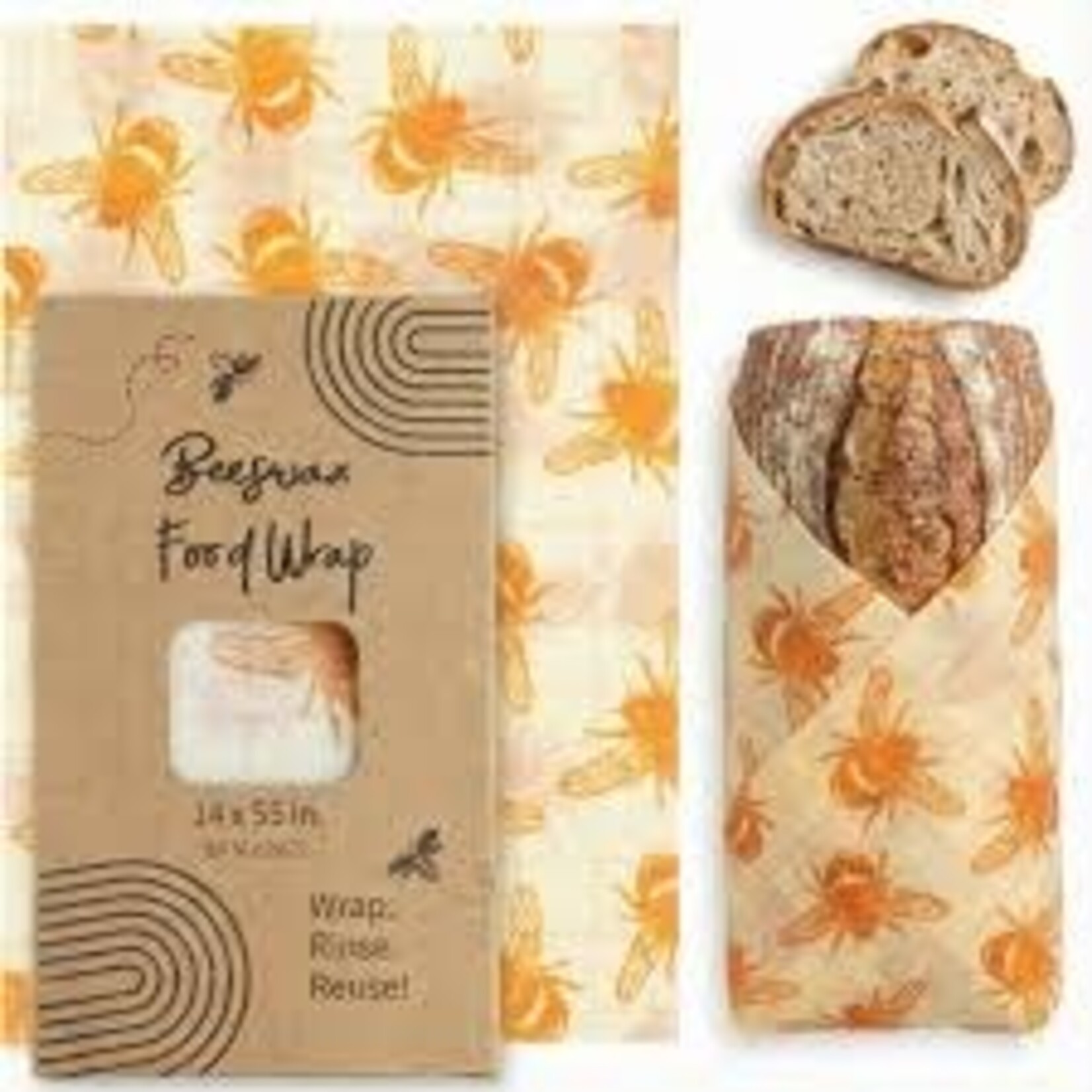 Nectar & Nest XL Beeswax Bread Wraps
