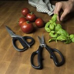 Shun 2pc Shear Set: Kitchen Shears and Herb Shears.
