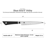 Shun Sora Ultimate Utility 6"