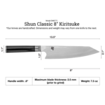 Shun Classic Kiritsuke 8"
