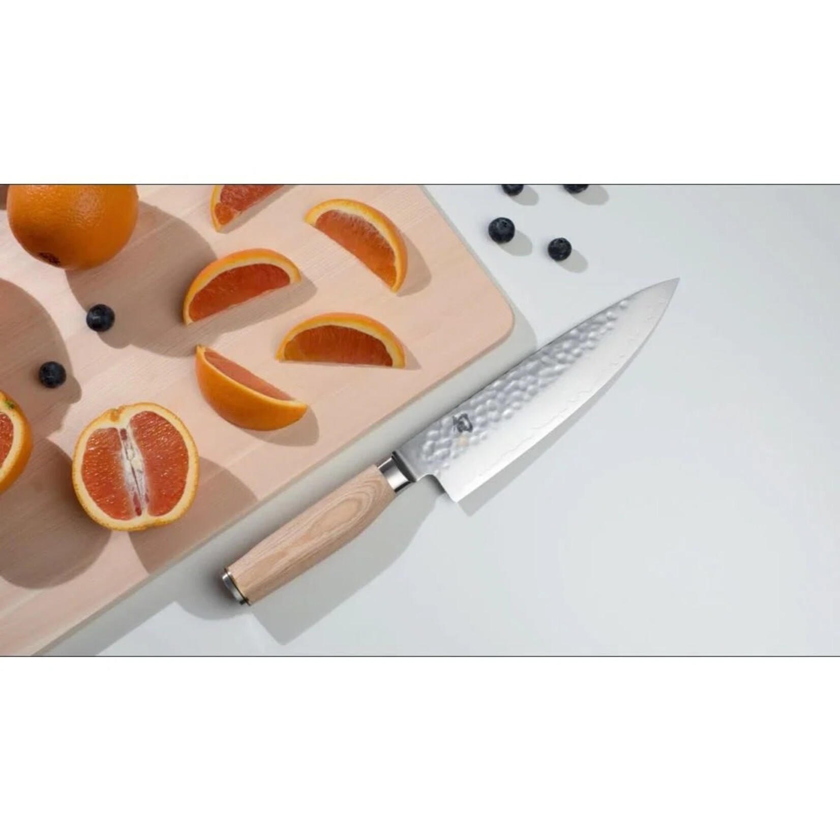 Shun Premier Blonde 2 Pc Carving Set: Slicing Knife 9.5" and Carving Fork in a boxed set.