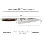Shun Premier Asian Cook's 7"
