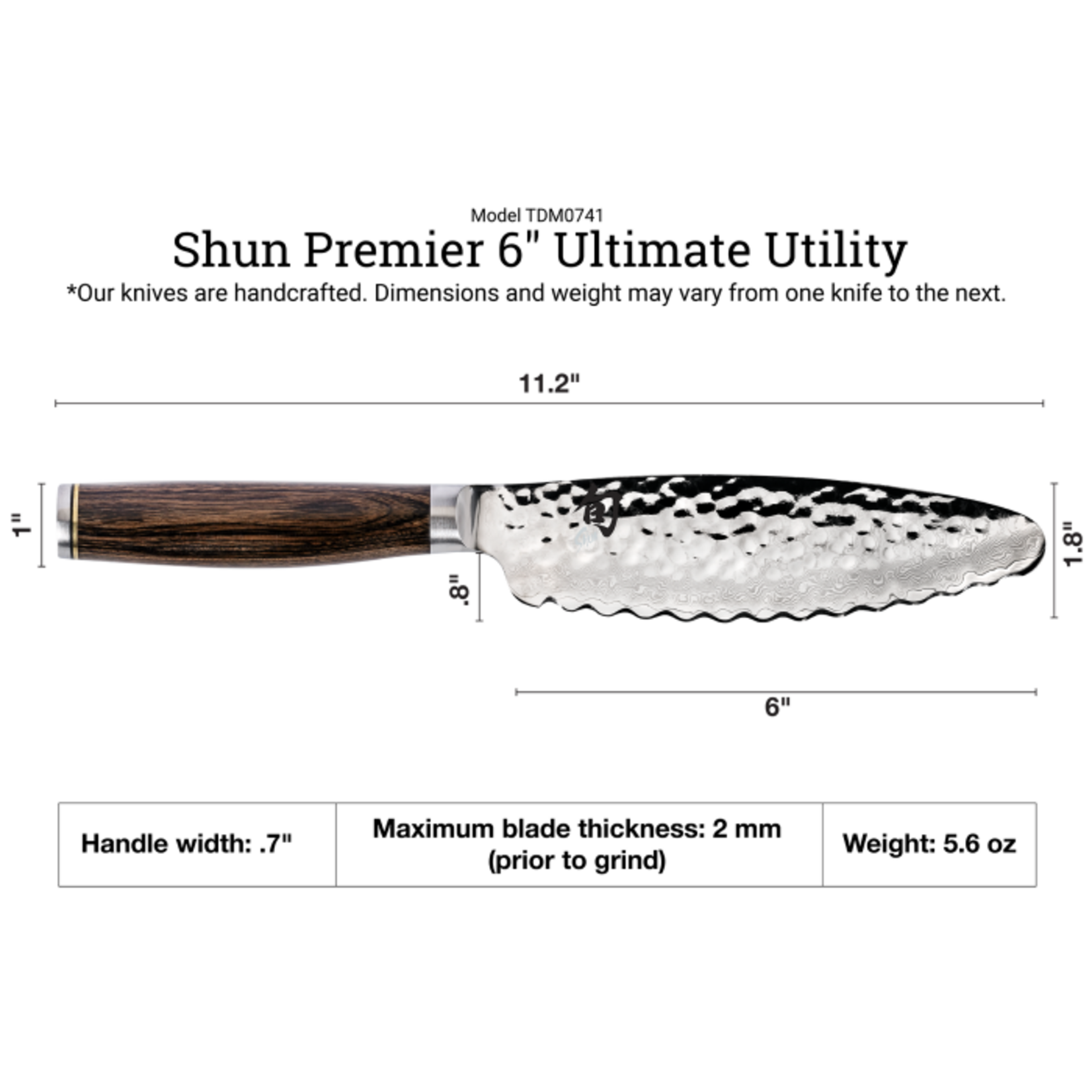 Shun Premier Ultimate Utility 6"
