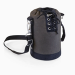 Picnic Time Insulated Growler Tote - Gray with Black Accents