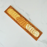 Naturally Med Olive Wood Baguette Board / Cracker Tray 17.5” x 4”