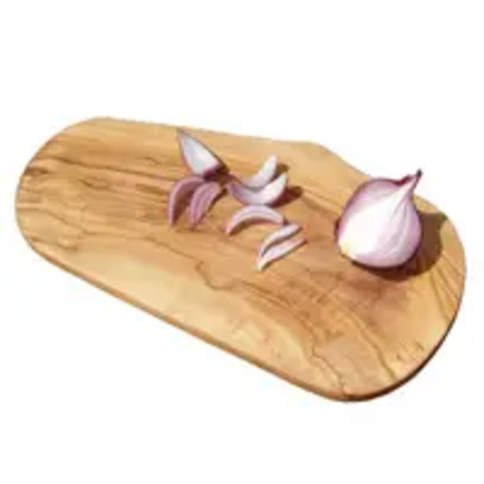 Naturally Med Olive Wood Cutting Board No Handle 15.5'"