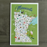Galleyware Minnesota 4x6 Postcard | Galleyware