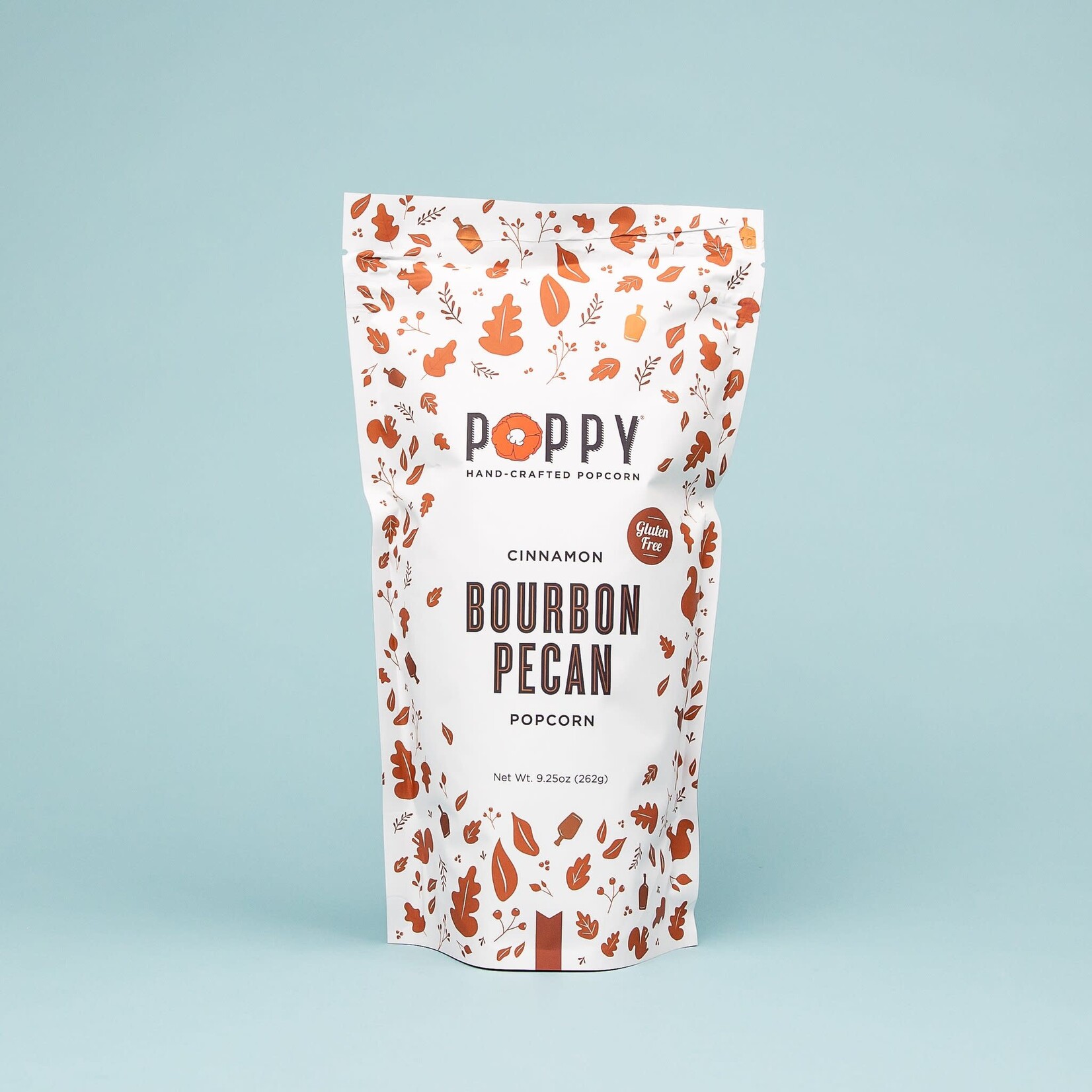 Poppy Cinnamon Bourbon Pecan Popcorn