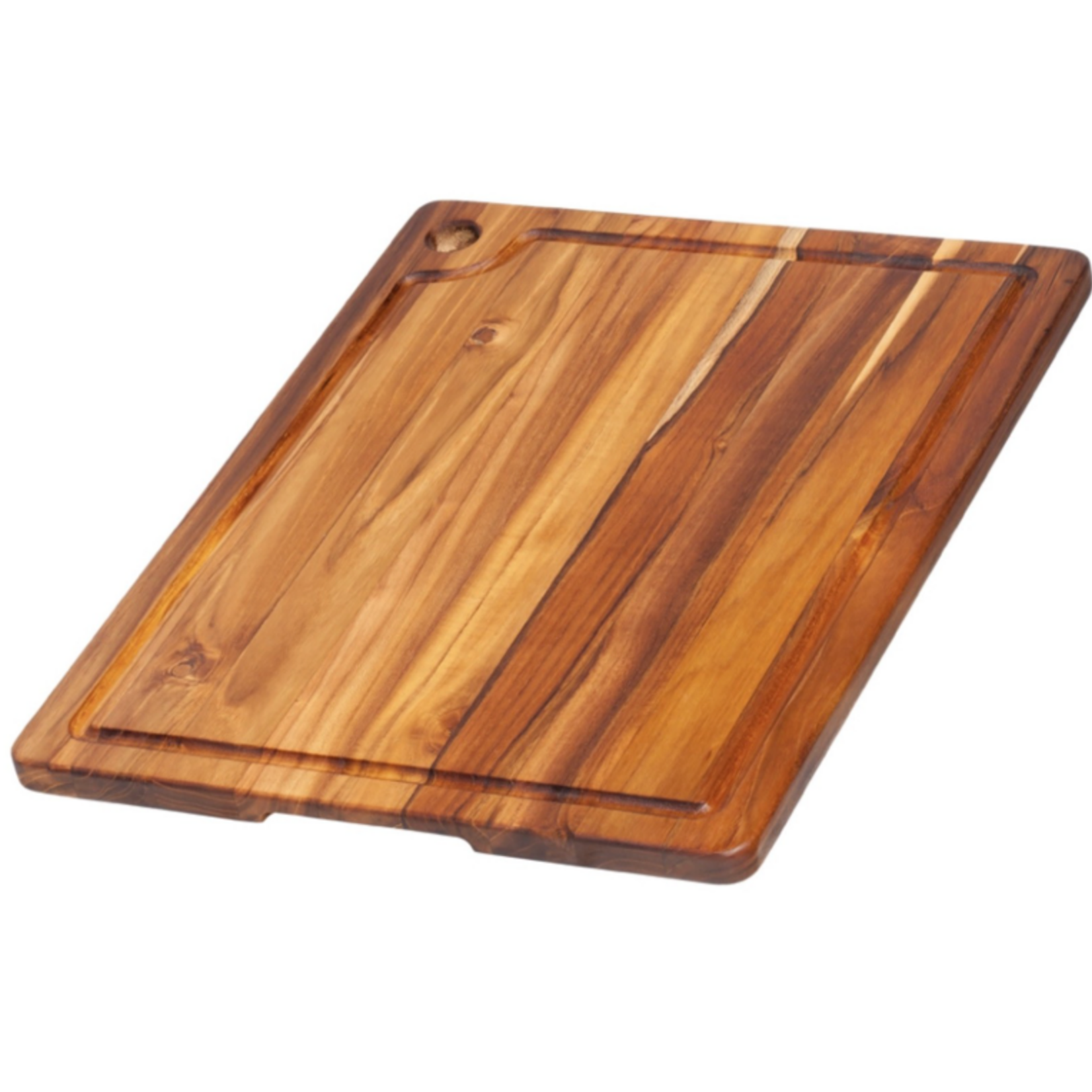Corner Hole and Juice Groove 18x14x.75 | Teak Haus | Mariah Donofrio & John Kinght Registry
