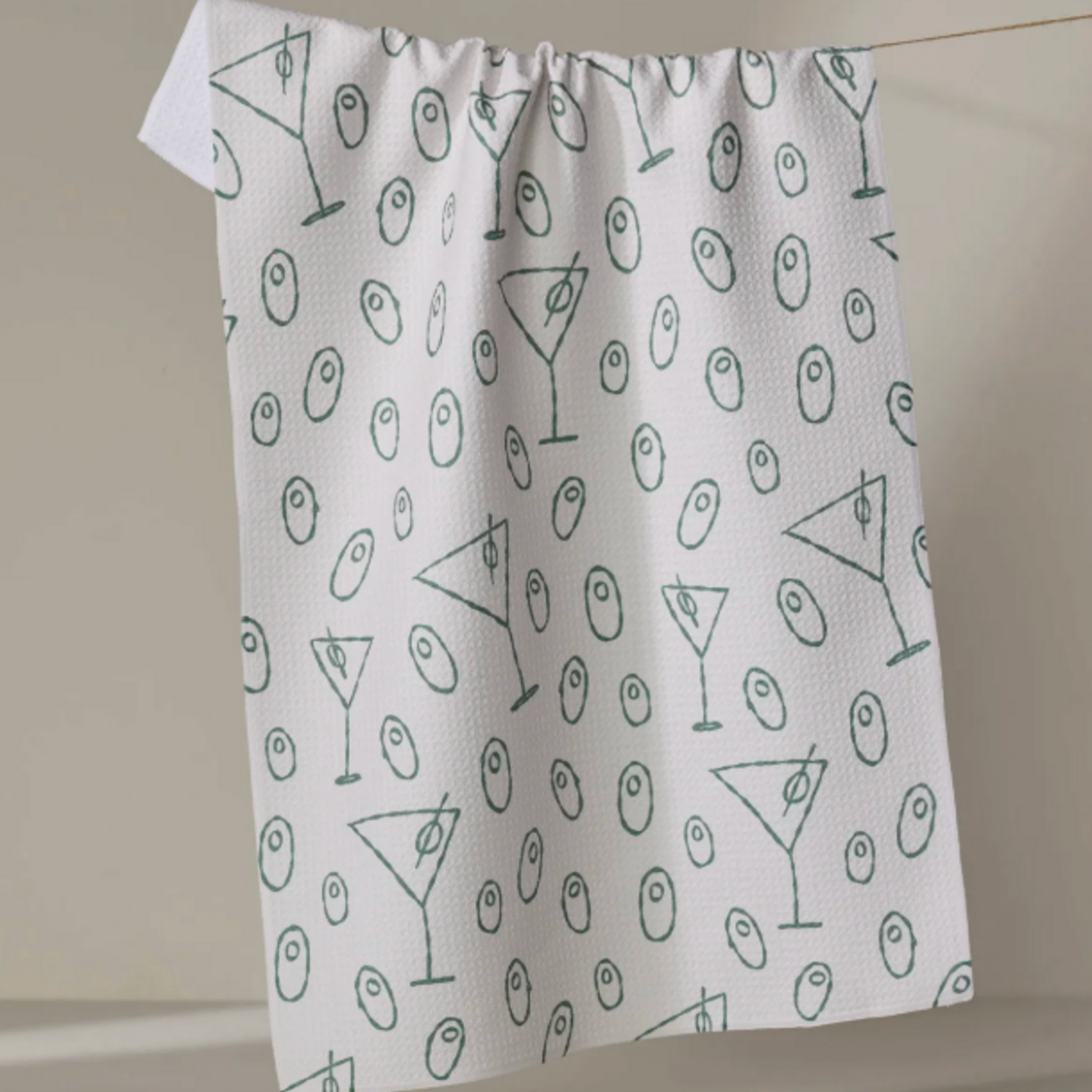 Dirty Martini Tea Towel | Geometry | Mariah Donofrio & John Kinght Registry