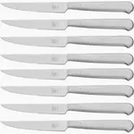 Promo Porterhouse 8-pc Steak Knife Set in Black Presentation Box, Stainless | Porterhouse Stainless | Mariah Donofrio & John Kinght Registry