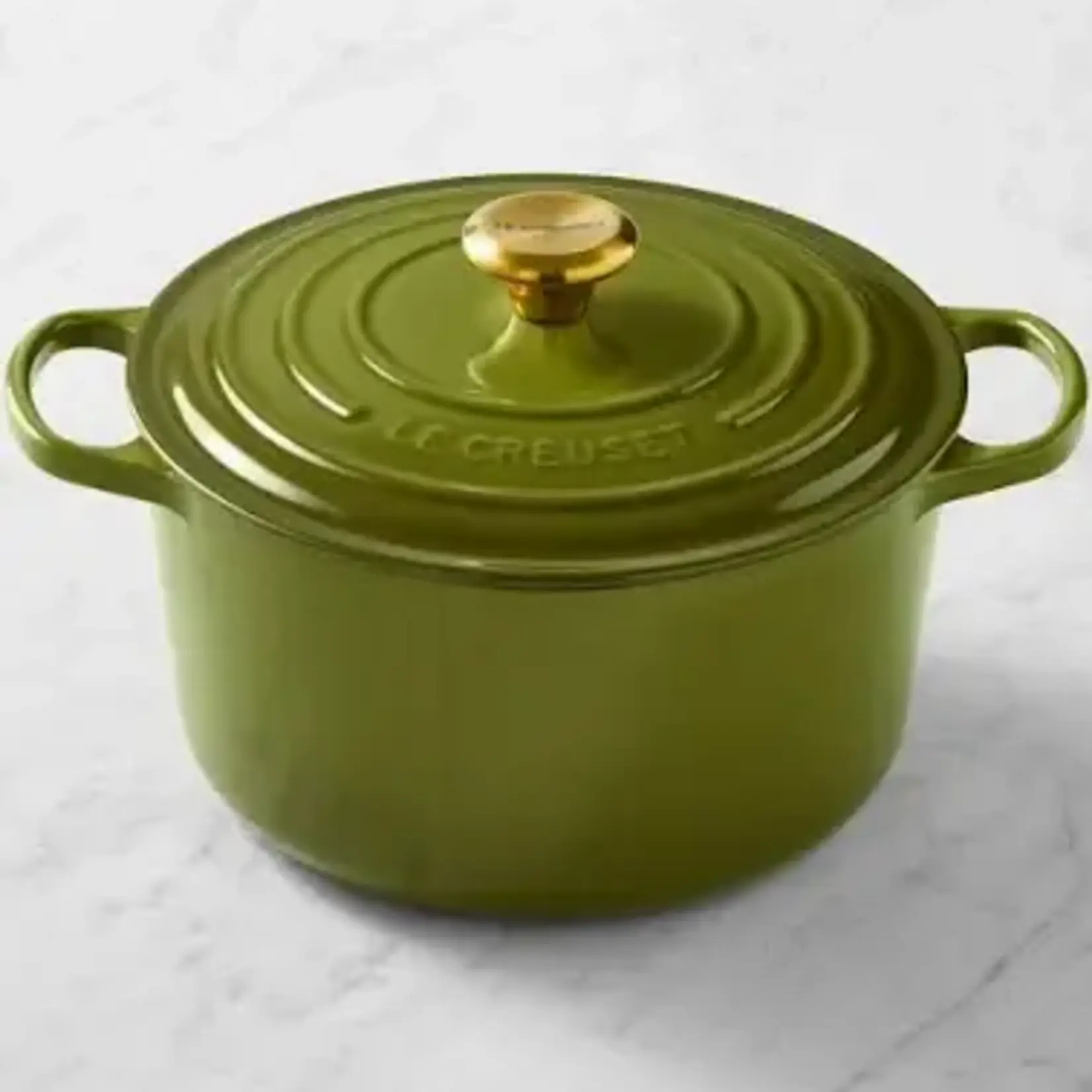 Signature Round Deep Oven, Olive - 6.5 qt. | Le Creuset | Mariah Donofrio & John Kinght Registry