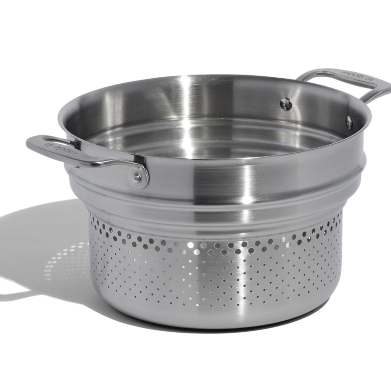 Stainless Steel Pasta Insert - Fits MADE IN® 6 & 8 qt. Stock Pots | Made In | Mariah Donofrio & John Kinght Registry