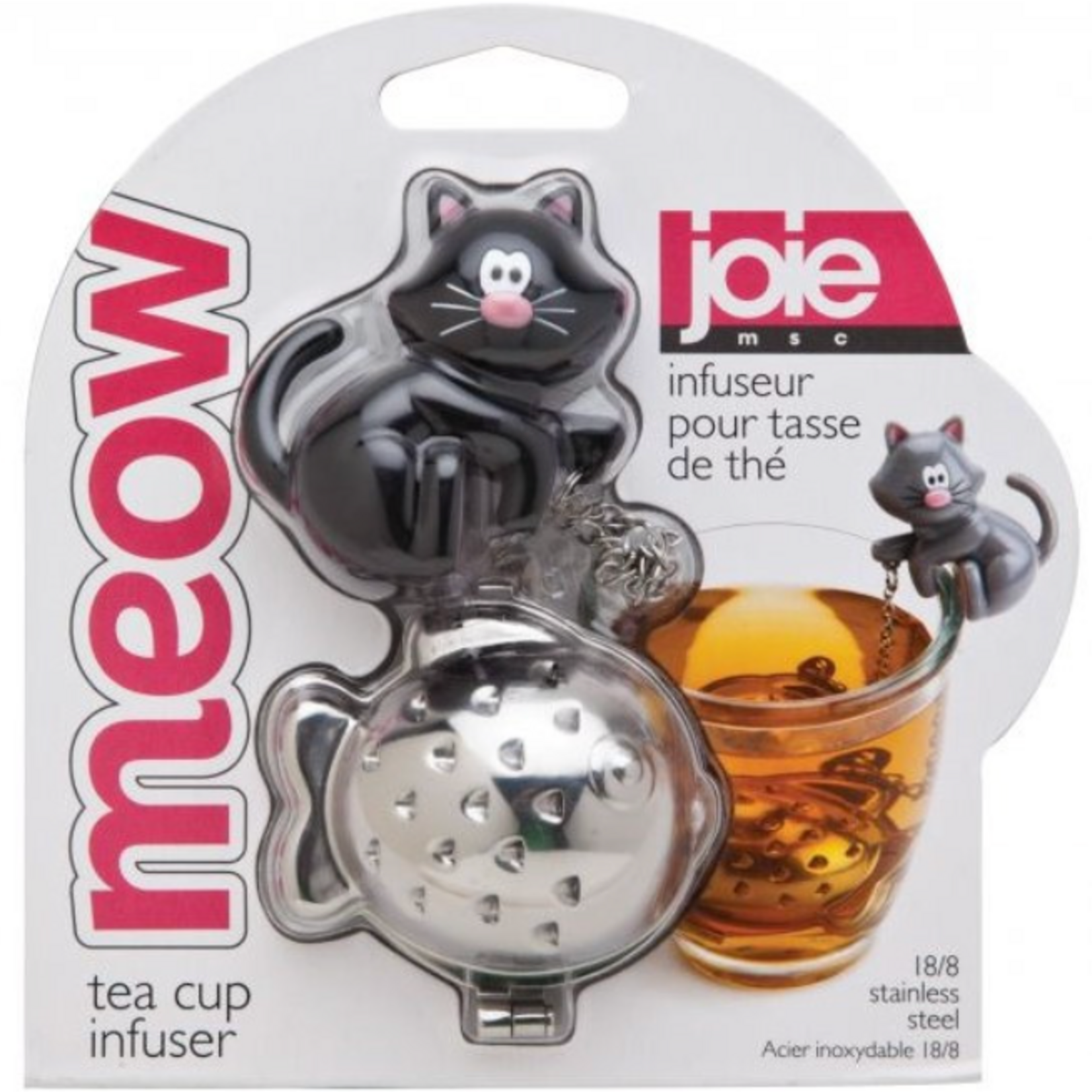 Harold Import Co. Joie Meow Tea Cup Infuser