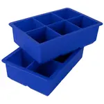 Tovolo King Cube Ice Tray Set 2, Stratus Blue | Tovolo