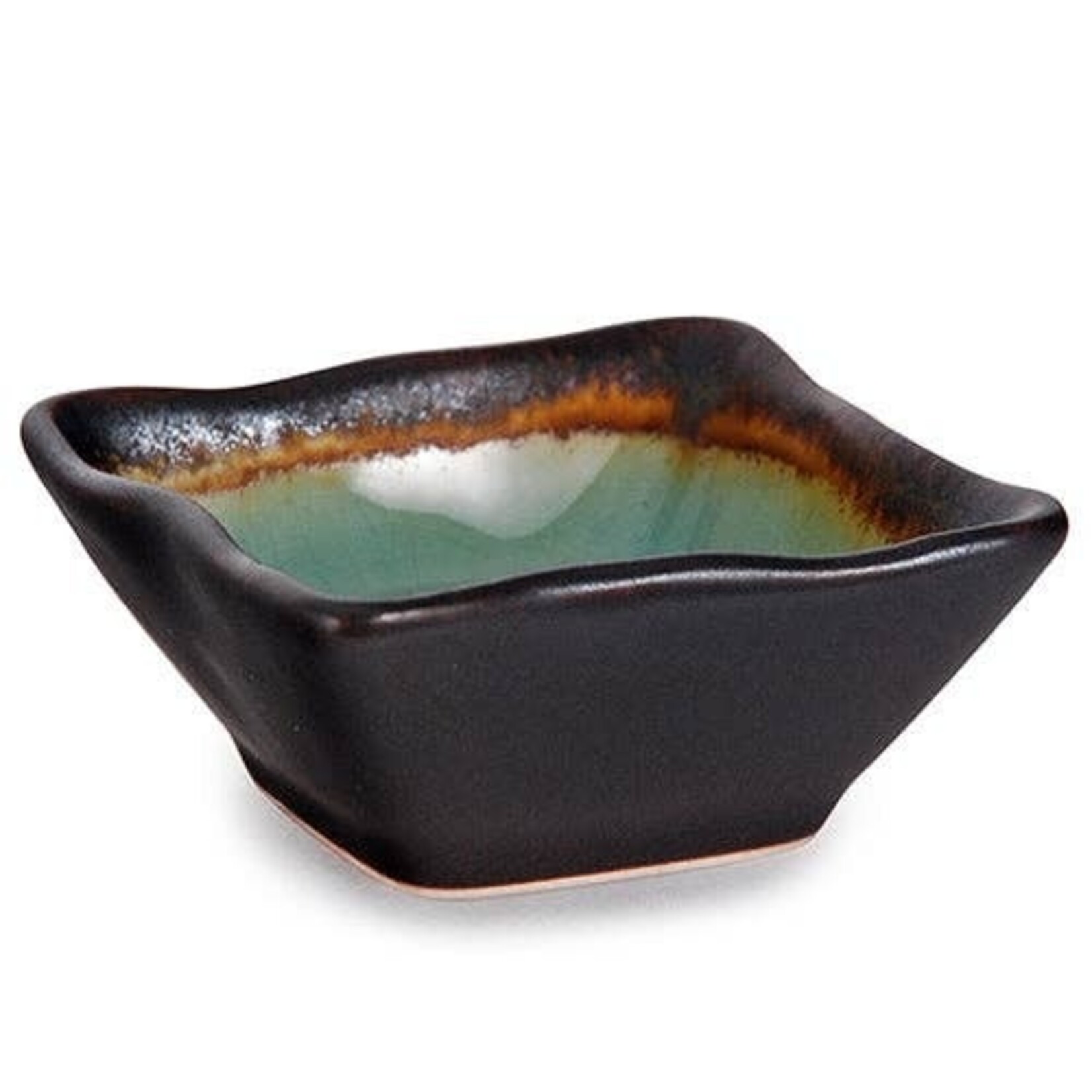 Urban Tokyo Midori Kanyu 2.75" Square Shaped Porcelain Sauce Dish | Urban Tokyo