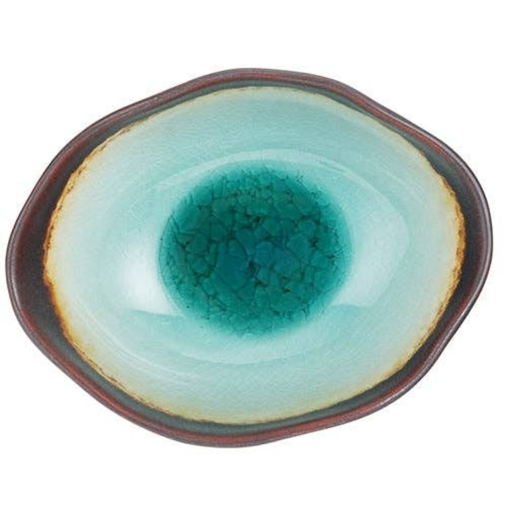 Urban Tokyo Midori Kanyu 5.75"L x 4.5"H X 2.5"H Porcelain Medium Bowl | Urban Tokyo
