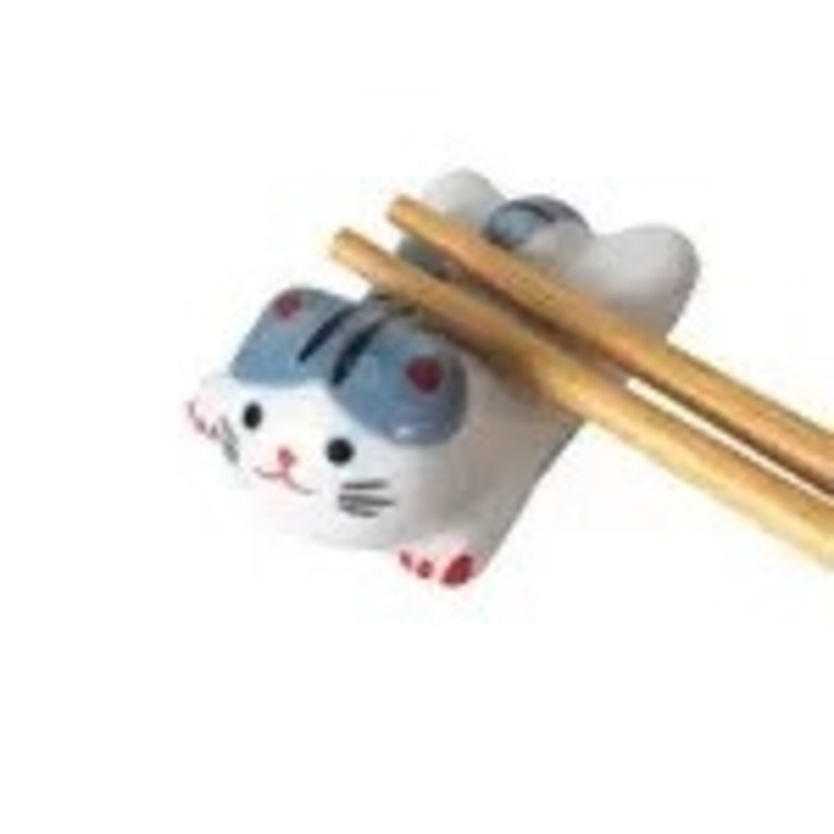 Urban Tokyo Cat Chopsticks Rest 2"L Gray (12/288) | Urban Tokyo