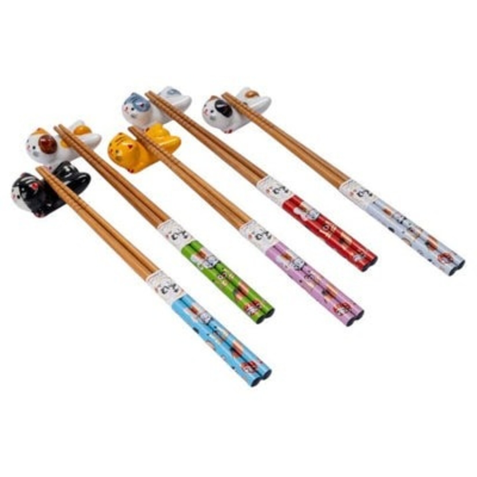 Urban Tokyo 5 Piece Twisted Swirl Chopsticks Set Stainless Steel (10/200) | Urban Tokyo