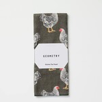 Geometry Hen House Tea Towel