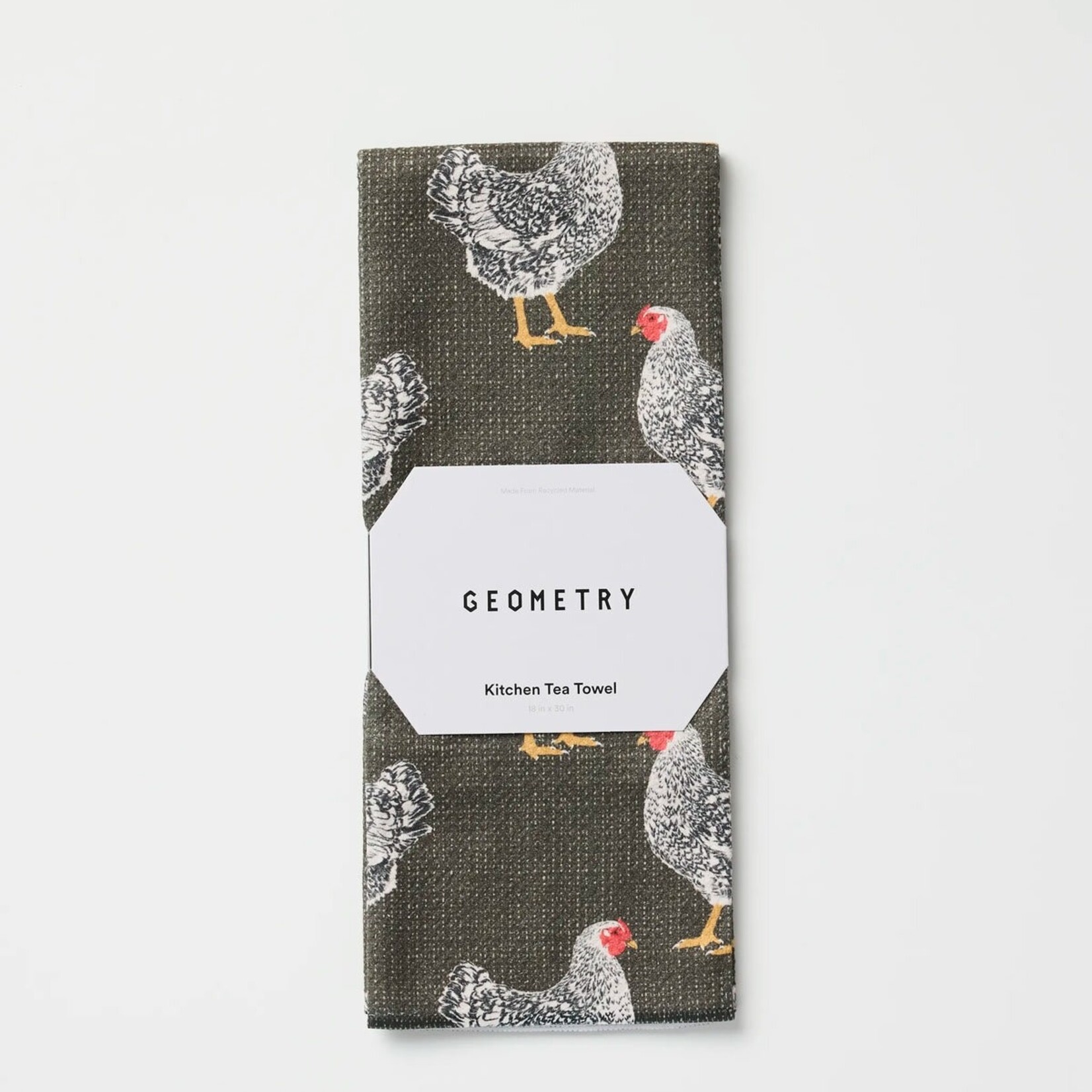 Geometry Global Hen House Tea Towel | Geometry Global