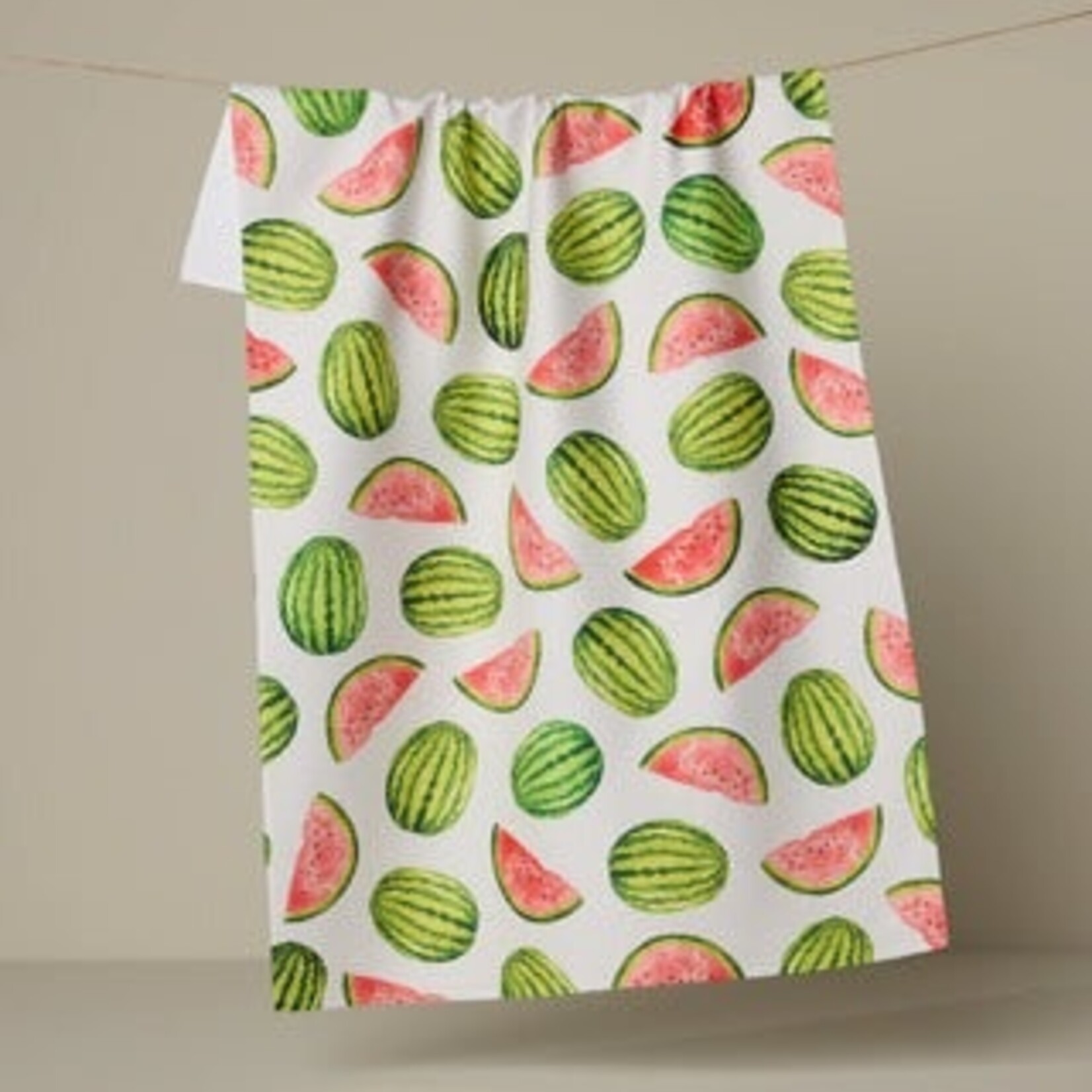 Geometry Global Melon Market Tea Towel | Geometry Global