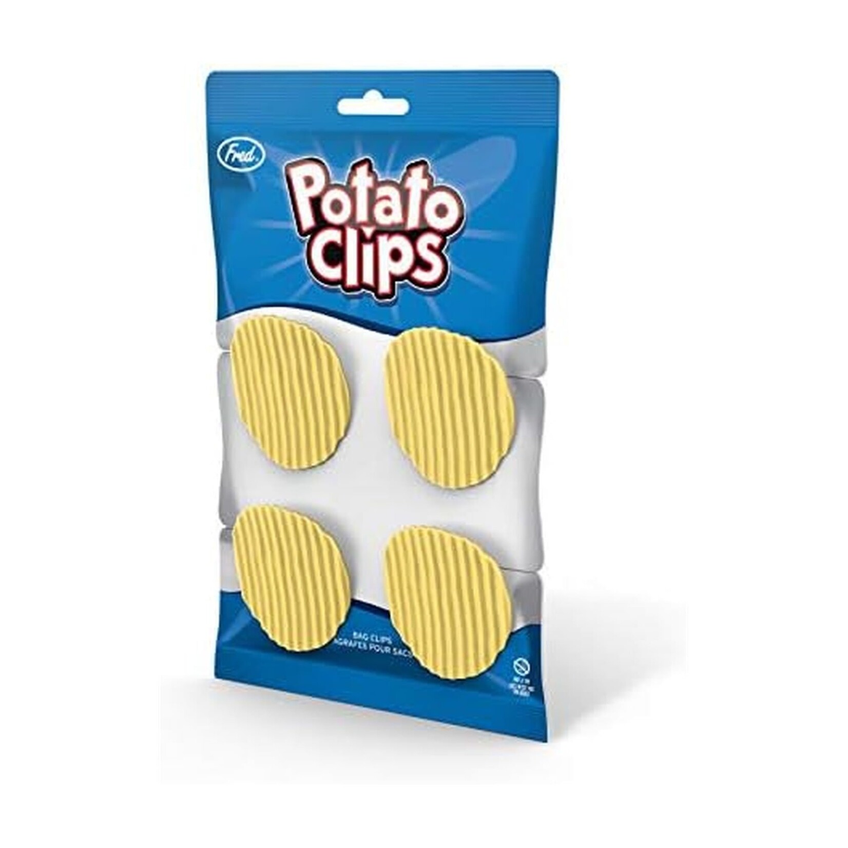 Fred & Friends Potato Clips - Chip Bag Clips - Set of 4 | Fred & Friends