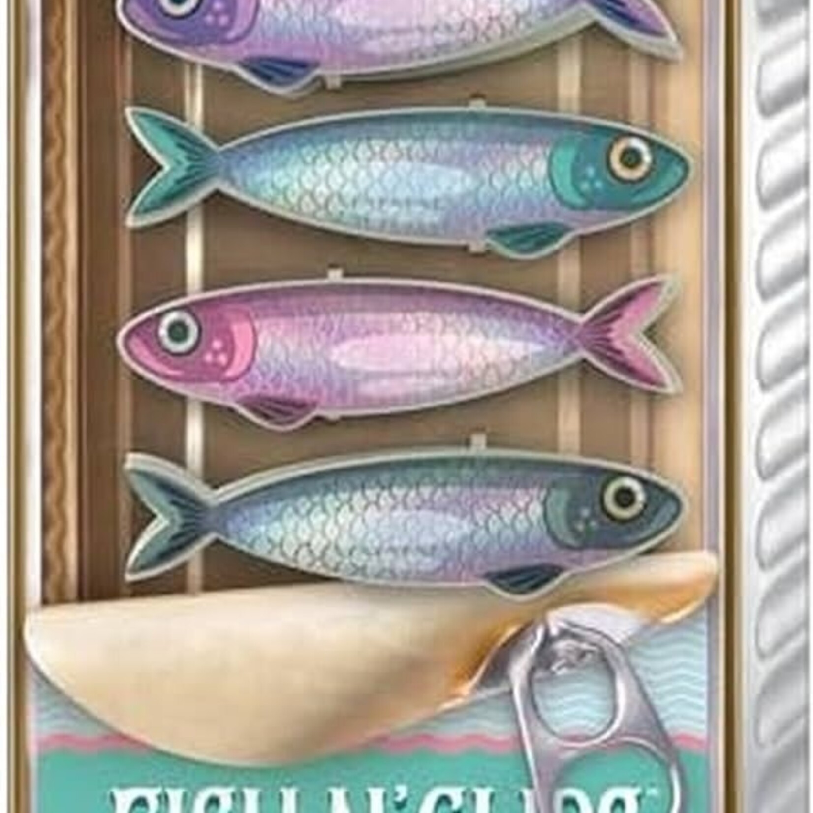 Fred & Friends Fish 'N Clips - Sardine Bag Clips - Set of 4 | Fred & Friends