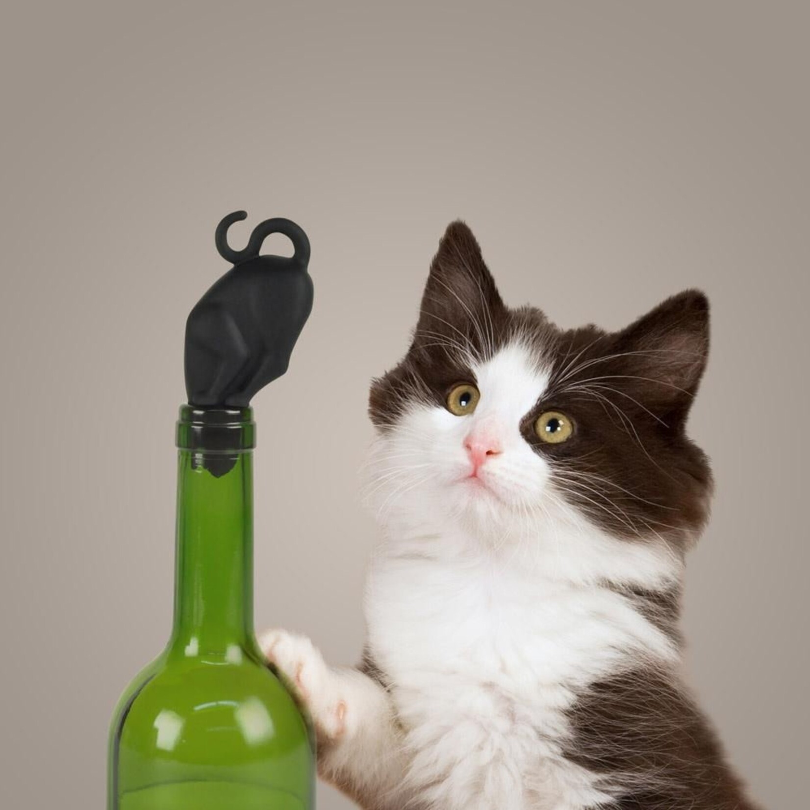 Fred & Friends Stop Kitty - Cat Bottle & Wine Stopper | Fred & Friends