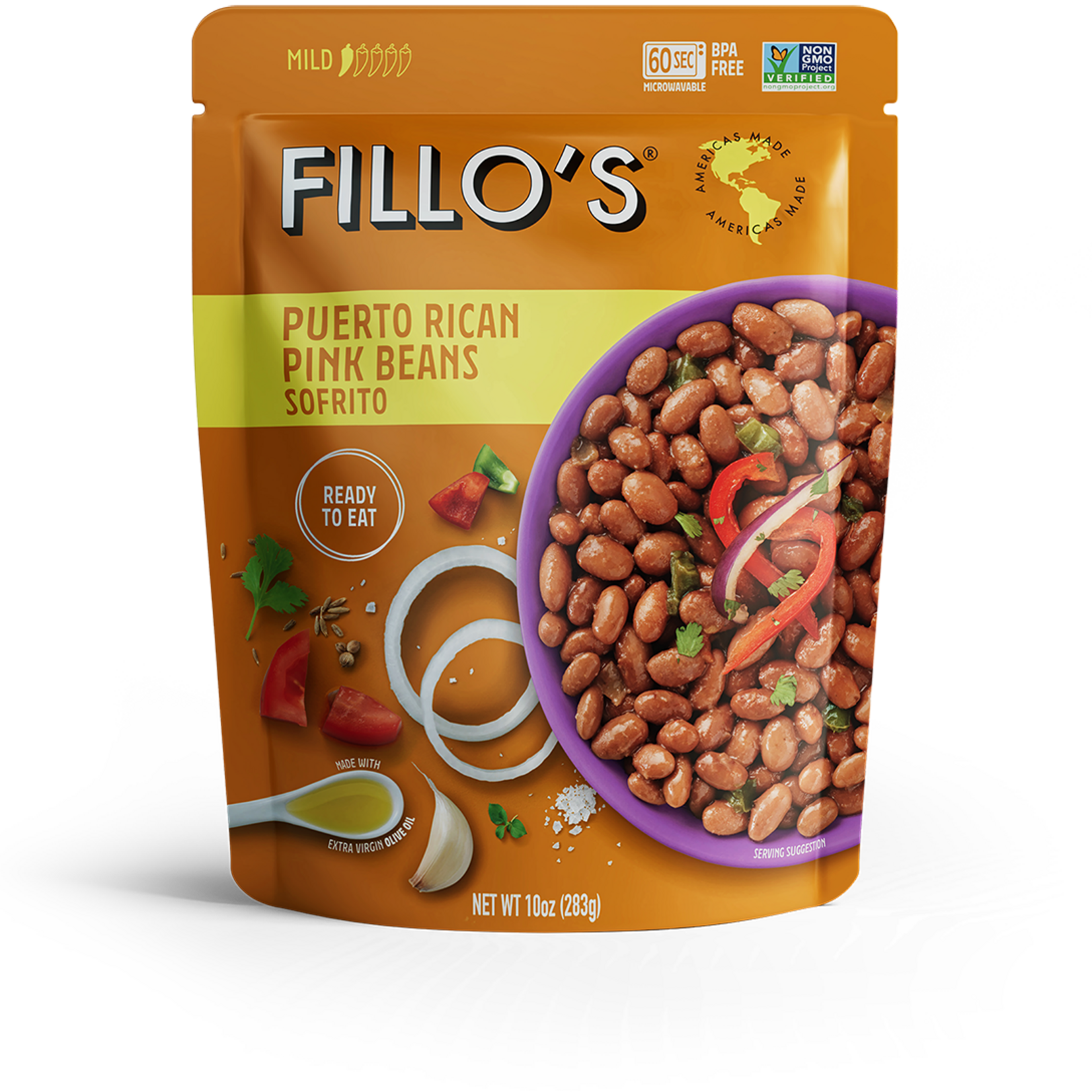 Fillo's Fillo's Puerto Rican Pink Beans, Ready-to-Eat | Fillo's
