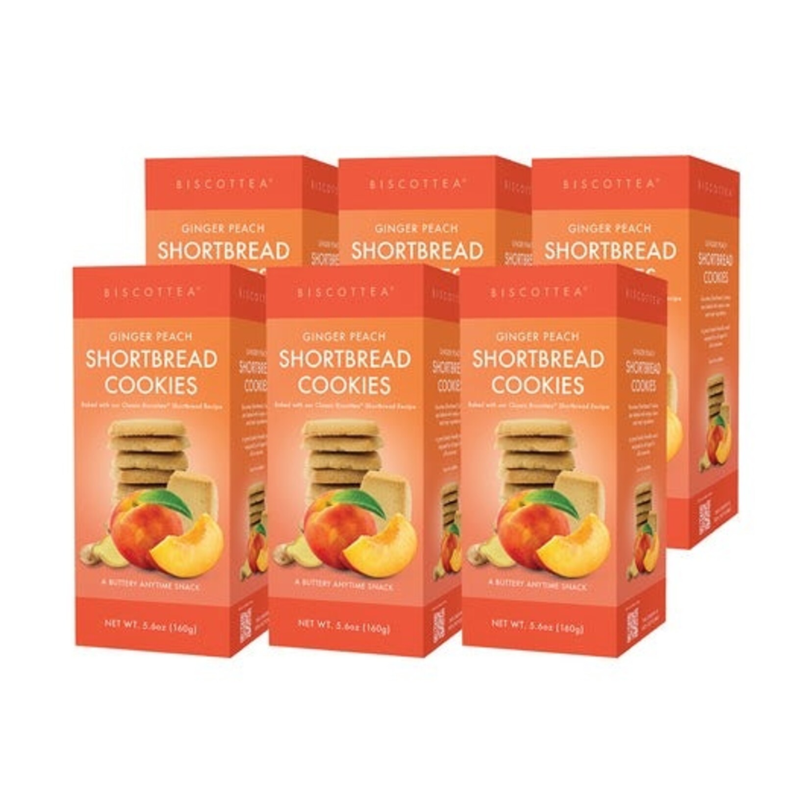 Biscotea Biscottea Ginger Peach Shortbread | Biscotea