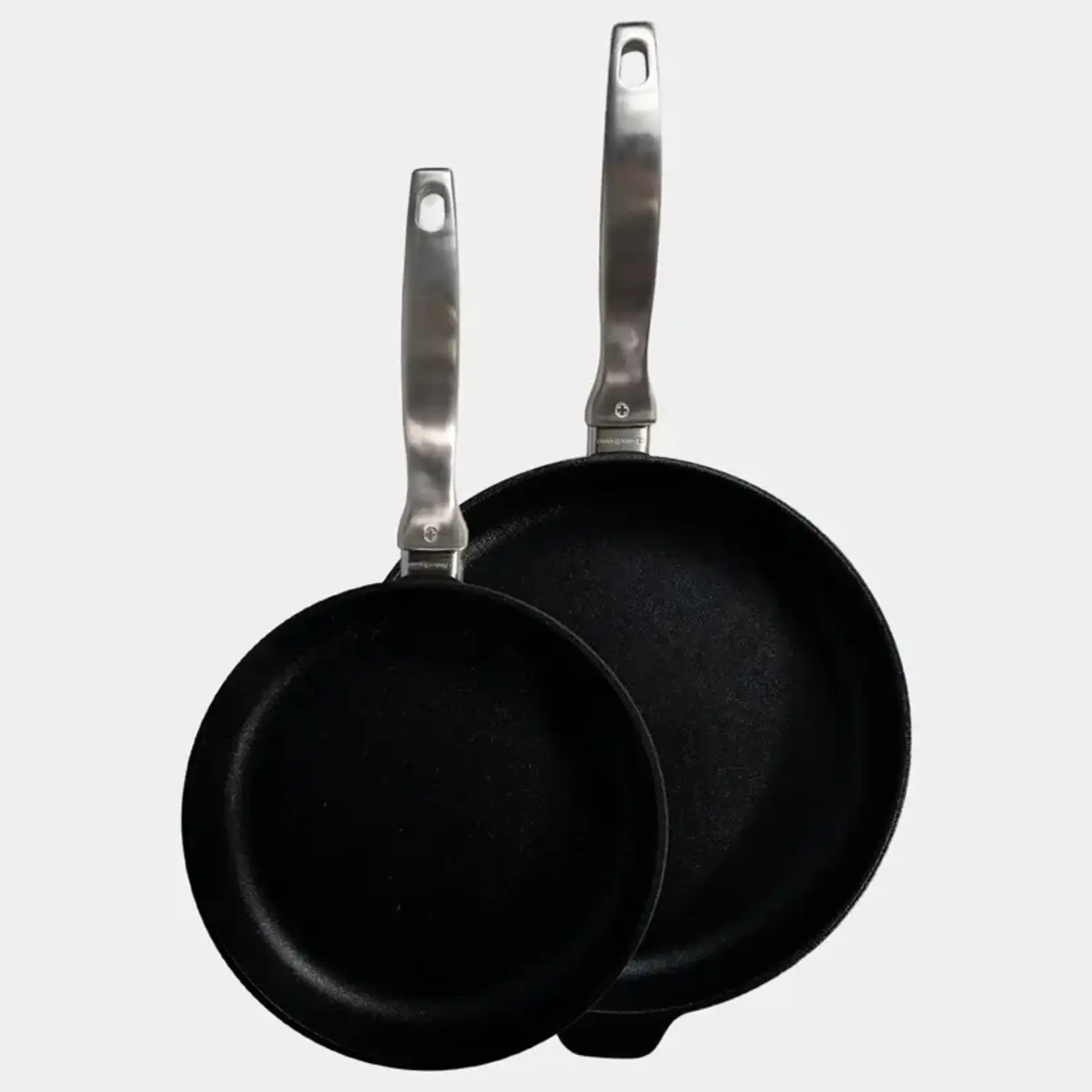 Swiss Diamond CXD Induction 2 Piece Set: Fry Pan Duo - 9.5" (24 cm) & 11" (28 cm) - (CXD6424i & CXD6428i) | Swiss Diamond