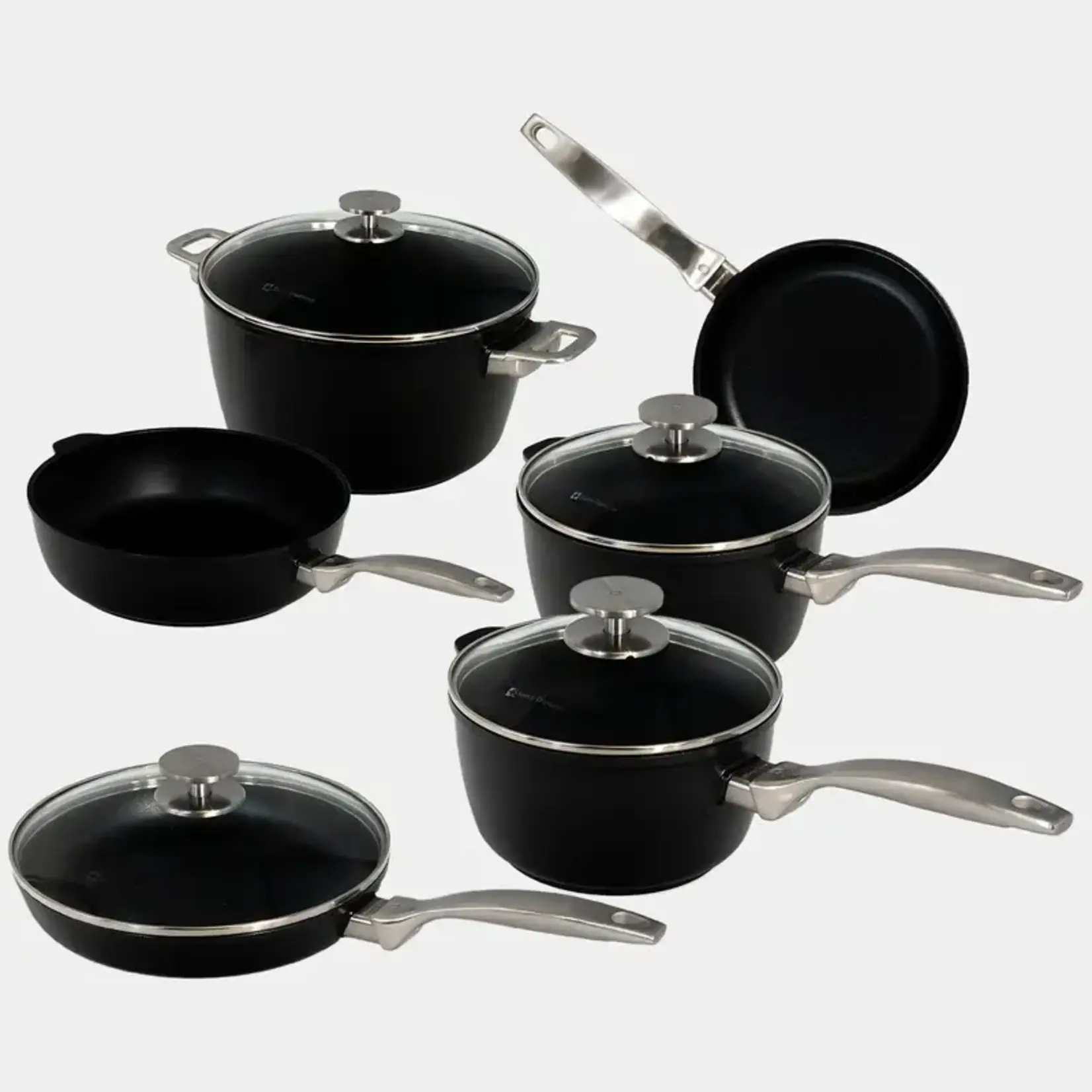 Swiss Diamond CXD Gourmet Kitchen Kit Induciton 10 piece set: CXD6420i, CXD6424i, CXD6718iC, CXD6720iC, CXD6728iC & CXD6128iC | Swiss Diamond