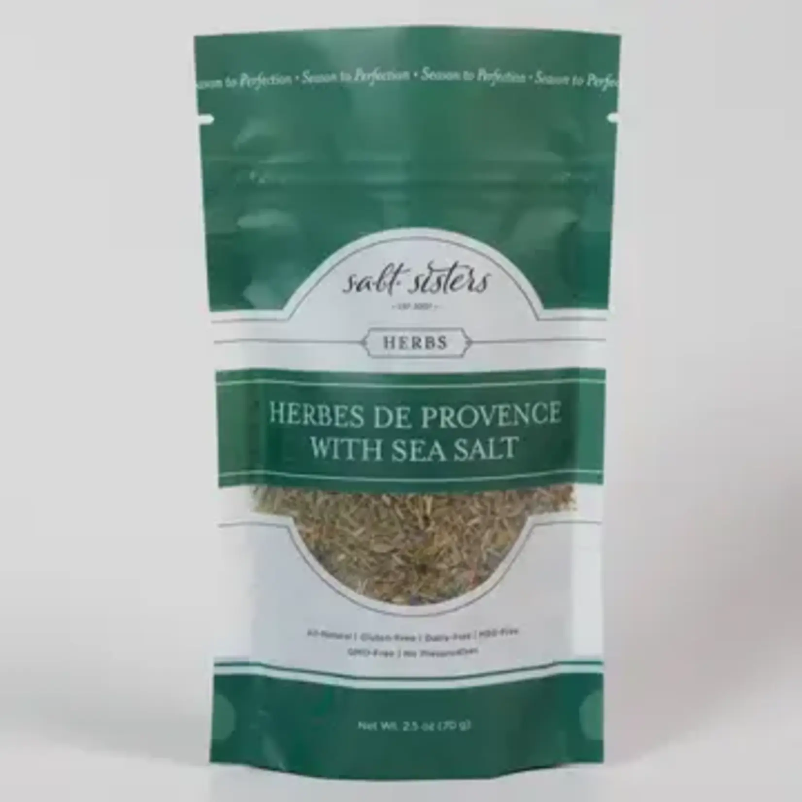 Salt Sisters Herb & Salt Blend - Herbes de Provence w/ Sea Salt - 2.5 oz