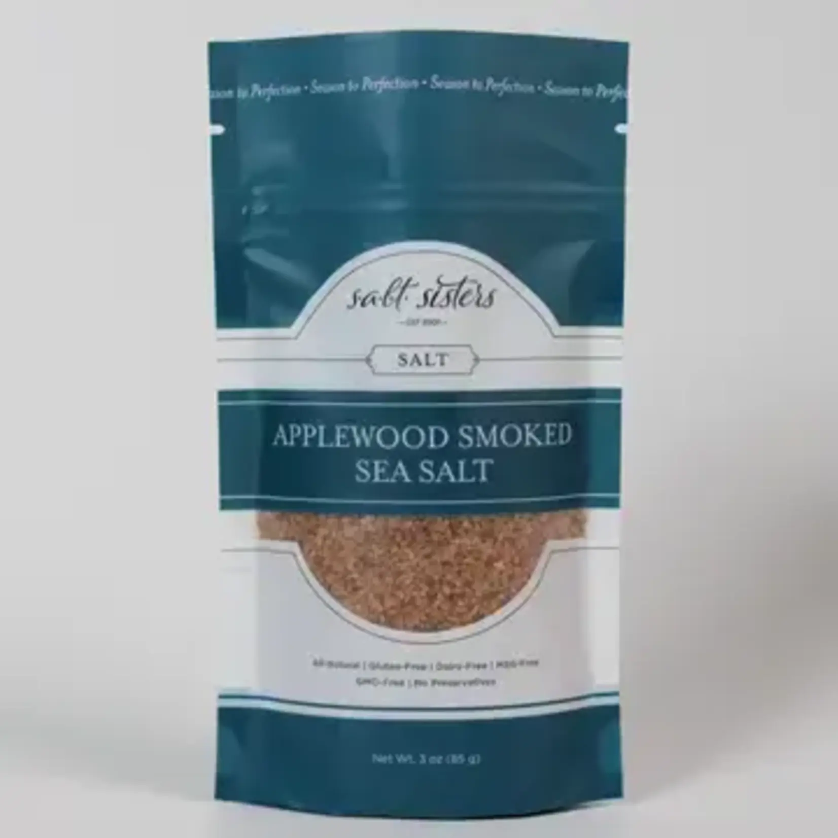 Salt Sisters All-Natural Sea Salt - Applewood Smoked - 3 oz Bag