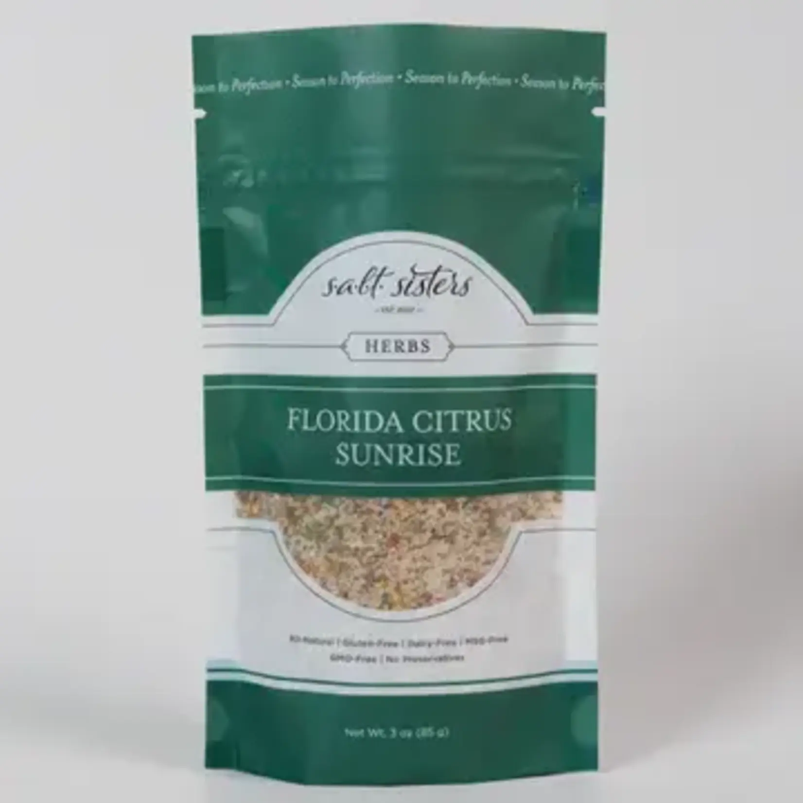 Salt Sisters Herb, Spice & Salt Blend - Florida Citrus Sunrise - 3 oz Bag