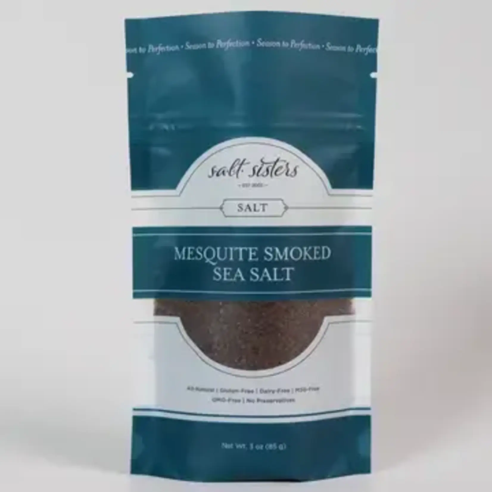 Salt Sisters All-Natural Sea Salt - Mesquite Smoked - 3 oz
